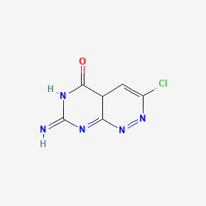 3-chloro-7-imino-4aH-pyrimido[4,5-c]pyridazin-5-one