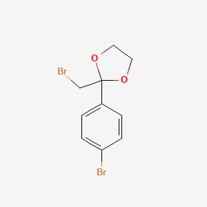2-(Bromomethyl)-2-(4-bromophenyl)-1,3-dioxolane