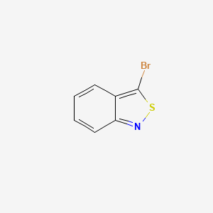 molecular formula C7H4BrNS B3051515 3-Bromobenzo[c]isothiazole CAS No. 34250-63-0