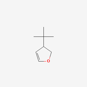 molecular formula C8H14O B3051522 3-tert-Butyl-2,3-dihydrofuran CAS No. 34314-82-4