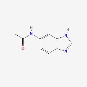 molecular formula C9H9N3O B3051537 N-(1H-Benzo[d]imidazol-6-yl)acetamide CAS No. 34443-02-2
