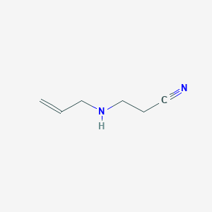 molecular formula C6H10N2 B3051544 3-(ALLYLAMINO)PROPANENITRILE CAS No. 34508-81-1