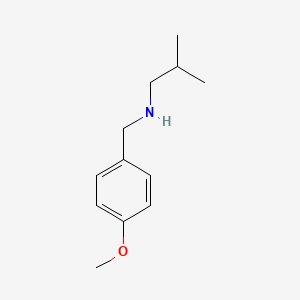 molecular formula C12H19NO B3051578 N-(4-Methoxybenzyl)-2-methylpropan-1-amine CAS No. 347405-96-3