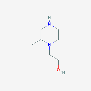 molecular formula C7H16N2O B3051580 2-(2-Methylpiperazin-1-yl)ethan-1-ol CAS No. 3477-42-7