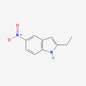 molecular formula C10H10N2O2 B3051584 2-Ethyl-5-nitro-1h-indole CAS No. 3484-19-3