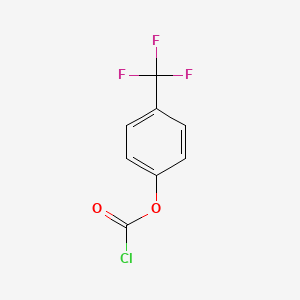 molecular formula C8H4ClF3O2 B3051585 4-(Trifluoromethyl)phenyl carbonochloridate CAS No. 34857-66-4