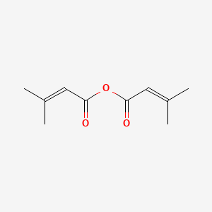 molecular formula C10H14O3 B3051587 3-Methylbut-2-enoic anhydride CAS No. 34876-10-3