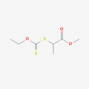 Propanoic acid, 2-[(ethoxythioxomethyl)thio]-, methyl ester