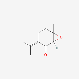 molecular formula C10H14O2 B3051632 Piperitenone oxide CAS No. 35178-55-3