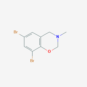 6,8-Dibromo-3-methyl-3,4-dihydro-2h-1,3-benzoxazine