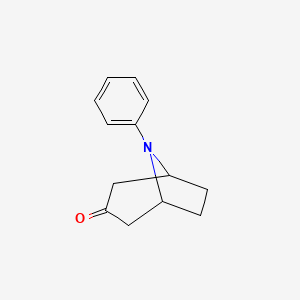 8-Phenyl-8-azabicyclo[3.2.1]octan-3-one