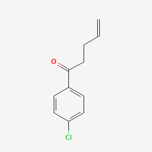 molecular formula C11H11ClO B3051639 1-(4-Chlorophenyl)pent-4-en-1-one CAS No. 35204-91-2