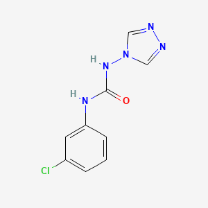 1-(3-chlorophenyl)-3-(4H-1,2,4-triazol-4-yl)urea
