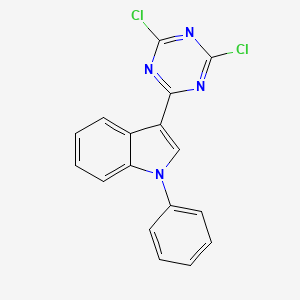 3-(4,6-Dichloro-1,3,5-triazin-2-yl)-1-phenyl-1h-indole