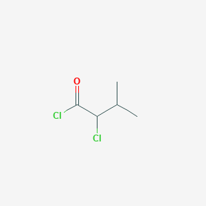 molecular formula C5H8Cl2O B3051677 2-Chloro-3-methylbutanoyl chloride CAS No. 35383-59-6
