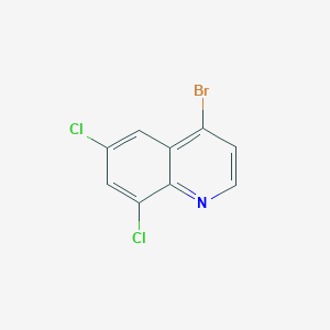 molecular formula C9H4BrCl2N B3051695 4-Bromo-6,8-dichloroquinoline CAS No. 35478-81-0