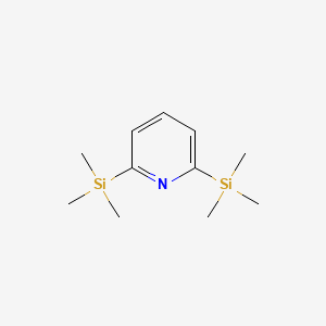 molecular formula C11H21NSi2 B3051699 Pyridine, 2,6-bis(trimethylsilyl)- CAS No. 35505-52-3
