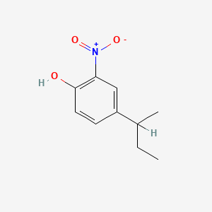 molecular formula C10H13NO3 B3051712 4-(1-Methylpropyl)-2-nitrophenol CAS No. 3555-18-8