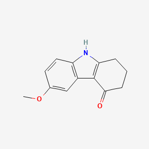 molecular formula C13H13NO2 B3051714 6-Methoxy-1,2,3,9-tetrahydro-carbazol-4-one CAS No. 35556-81-1