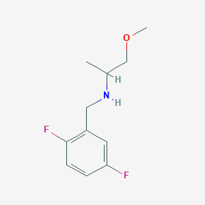 molecular formula C11H15F2NO B3051717 N-(2,5-difluorobenzyl)-1-methoxypropan-2-amine CAS No. 355814-29-8