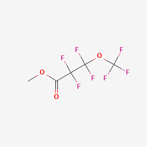 molecular formula C5H3F7O3 B3051723 Perfluoromethoxypropionic acid methyl ester CAS No. 356-69-4