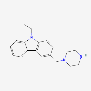 9-ethyl-3-(piperazin-1-ylmethyl)-9H-carbazole
