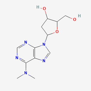molecular formula C12H17N5O3 B3051737 N6-Dimethyldeoxyadenosine CAS No. 35665-58-8