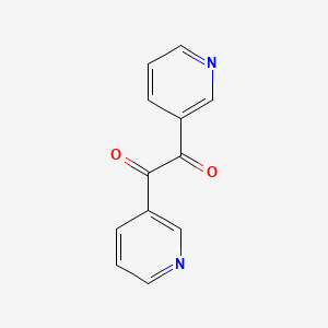 molecular formula C12H8N2O2 B3051752 Ethanedione, di-3-pyridinyl- CAS No. 35779-39-6