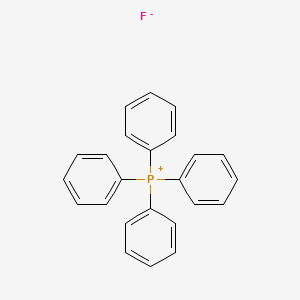 molecular formula C24H20FP B3051761 Phosphonium, tetraphenyl-, fluoride CAS No. 3587-05-1