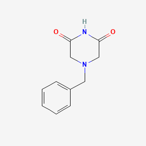 molecular formula C11H12N2O2 B3051777 4-Benzylpiperazine-2,6-dione CAS No. 35975-17-8