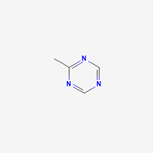 molecular formula C4H5N3 B3051782 2-Methyl-1,3,5-triazine CAS No. 3599-87-9