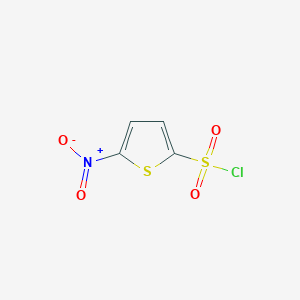molecular formula C4H2ClNO4S2 B3051786 5-Nitrothiophene-2-sulfonyl chloride CAS No. 36035-01-5