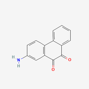 molecular formula C14H9NO2 B3051788 2-Aminophenanthrene-9,10-dione CAS No. 36043-49-9