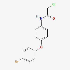 N-[4-(4-bromophenoxy)phenyl]-2-chloroacetamide