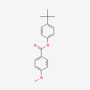 molecular formula C18H20O3 B3051837 4-(Tert-butyl)phenyl 4-methoxybenzoate CAS No. 363599-46-6