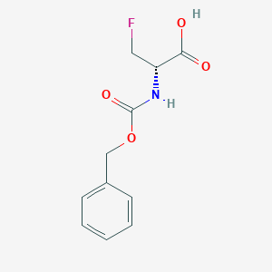 N-[(Benzyloxy)carbonyl]-3-fluoro-D-alanine