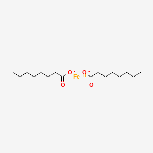 molecular formula C16H30FeO4 B3051848 Ferrous octanoate CAS No. 3645-16-7