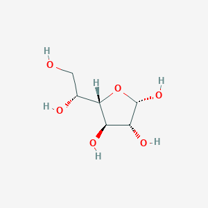 molecular formula C6H12O6 B3051850 alpha-D-galactofuranose CAS No. 36468-82-3