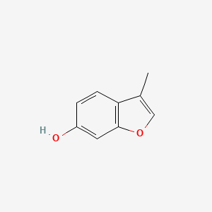 molecular formula C9H8O2 B3051854 3-methylbenzofuran-6-ol CAS No. 3652-66-2