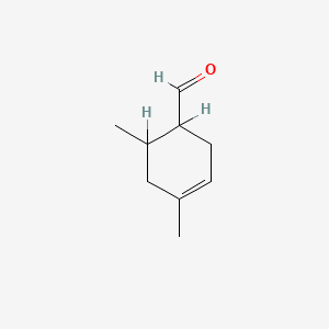 molecular formula C9H14O B3051863 4,6-Dimethylcyclohex-3-ene-1-carbaldehyde CAS No. 36635-35-5