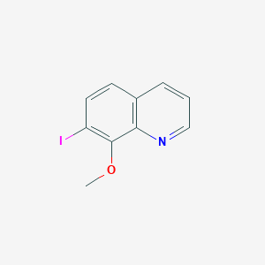 molecular formula C10H8INO B3051878 7-Iodo-8-methoxyquinoline CAS No. 36749-00-5