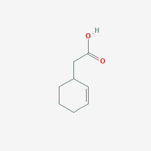 molecular formula C8H12O2 B3051879 2-(Cyclohex-2-en-1-yl)acetic acid CAS No. 3675-31-8