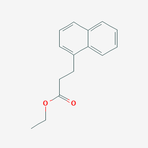 molecular formula C15H16O2 B3051892 Ethyl 3-(1-naphthyl)propanoate CAS No. 36818-50-5