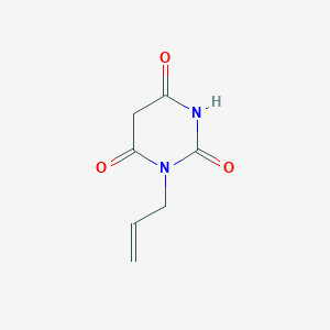 molecular formula C7H8N2O3 B3051895 1-(prop-2-en-1-yl)pyrimidine-2,4,6(1H,3H,5H)-trione CAS No. 3685-62-9