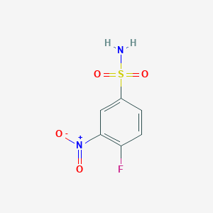molecular formula C6H5FN2O4S B030519 4-Fluoro-3-nitrobenzenesulfonamide CAS No. 406233-31-6