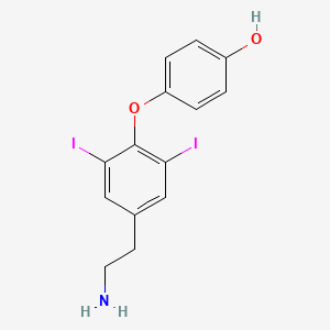 Phenol, 4-[4-(2-aminoethyl)-2,6-diiodophenoxy]-