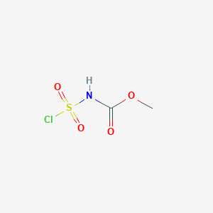 molecular formula C2H4ClNO4S B3051906 methyl N-(chlorosulfonyl)carbamate CAS No. 36914-92-8