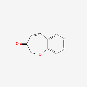 molecular formula C10H8O2 B3051909 1-Benzoxepin-3(2H)-one CAS No. 369376-68-1