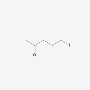 molecular formula C5H9IO B3051912 5-Iodopentan-2-one CAS No. 3695-29-2