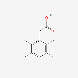 molecular formula C12H16O2 B3051923 2-(2,3,5,6-Tetramethylphenyl)acetic acid CAS No. 37051-68-6